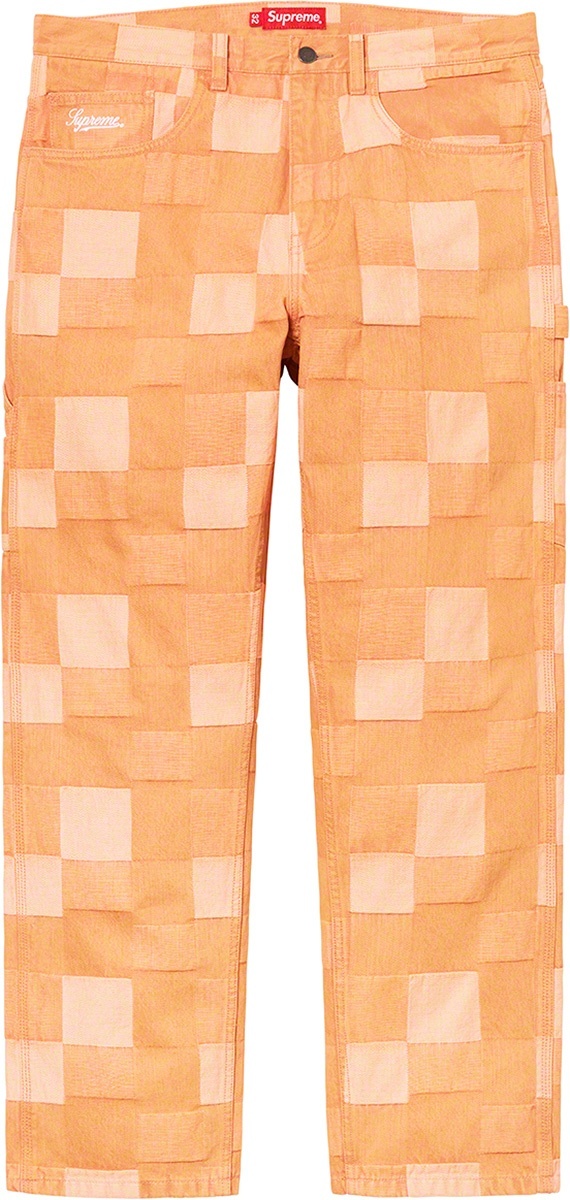 Patched Denim Painter Pant view 7